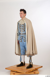 Whole Body Man White Historical Costume photo references